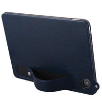 for Amazon Kindle Fire HD 10 and 10 Plus Tablet (11th Generation 2021 Release) - Shockproof Durable Premium PU Leather Cover with Kickstand, Business Style, Hand Strap Feature, Black