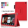 thumbnail image 1 of Amazon Kindle Fire HD 6 2014 Case Red - Slim Folding Cover Case for Amazon Kindle Fire HD 6 Inch 2014 Tablet With Smart Cover Auto Wake Sleep, 1 of 5