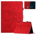 thumbnail image 1 of for Amazon Kindle Paperwhite (11th Generation) 2021 Smart Auto Sleep/Wake Cover with Pencil Holder, Tree Pattern PU Leather Card/Stylus Holder Folding Stand Anti-Scratch Cover, Red, 1 of 6