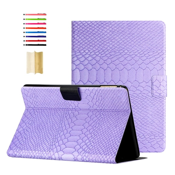 for Amazon Kindle Paperwhite 7th Gen 2015/10th Gen 2018 Case - Soft PU Leather Folio Flip Cover Multiple Viewing Angles Stand Card Slots Auto Sleep/Wake Case Cover, Purple