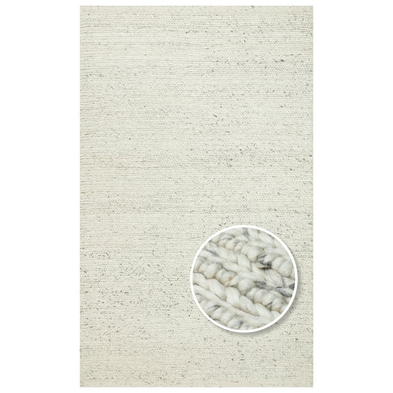 Amazon Red Frame Wool Handmade Area Rug