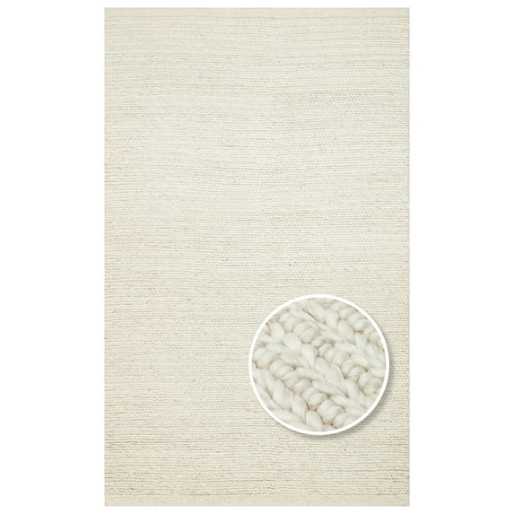 Amazon Red Frame Wool Handmade Area Rug