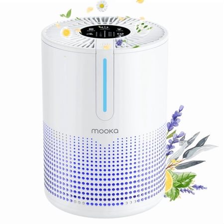 MOOKA 475Sq.ft Air Purifier Cleaner HEPA Filter Remove Odor Dust Mold Home Allergies Smog price history and forecast - NOBRAND TM01
