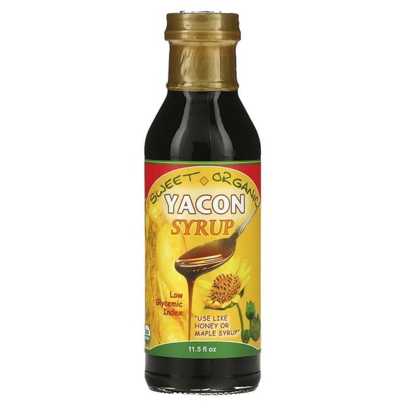Amazon Therapeutics, Sweet Organic Yacon Syrup, 11.5 fl oz Pack of 3