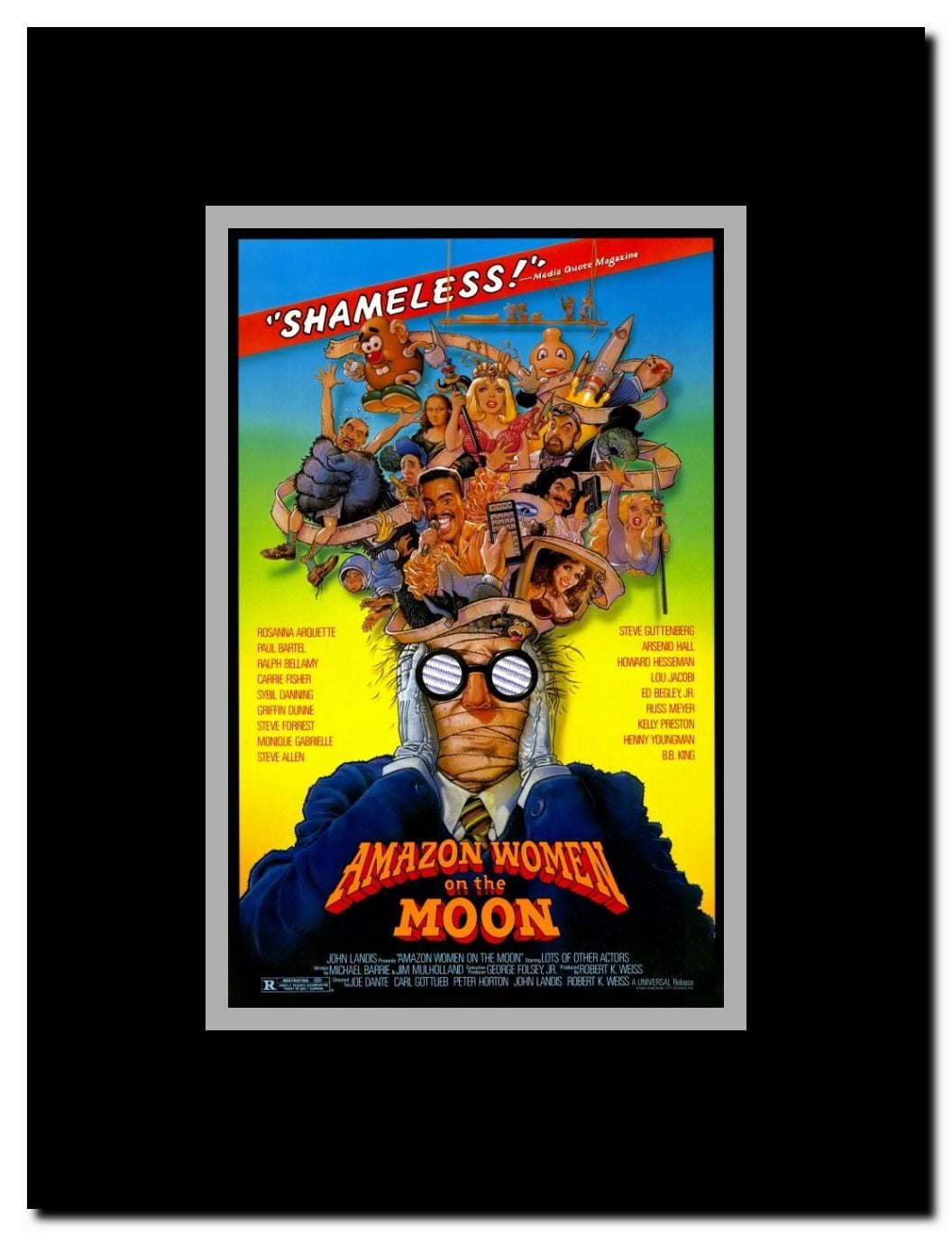 Amazon Women on the Moon Framed Movie Poster