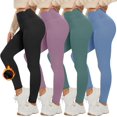 Amazon autumn and winter hot selling fleecelined leggings warm slim
