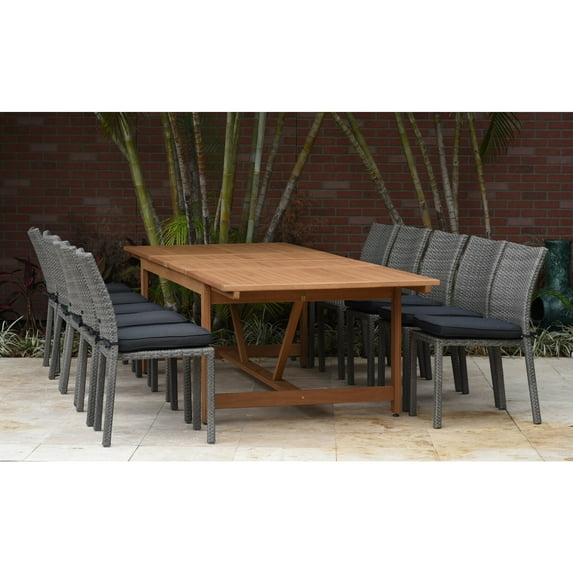 Amazonia 11 Piece Extendable Rectangular Dining Set