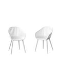 thumbnail image 1 of Amazonia 2 Piece White Aluminium Chair Patio, 1 of 3