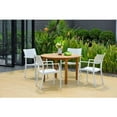 thumbnail image 1 of Amazonia 5pc Teak Finish Patio Dining Set, 1 of 1