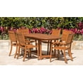 thumbnail image 1 of Amazonia Arizona 7-Piece Solid Wood 100% FSC Patio Extendable Oval Dining Set, 1 of 11