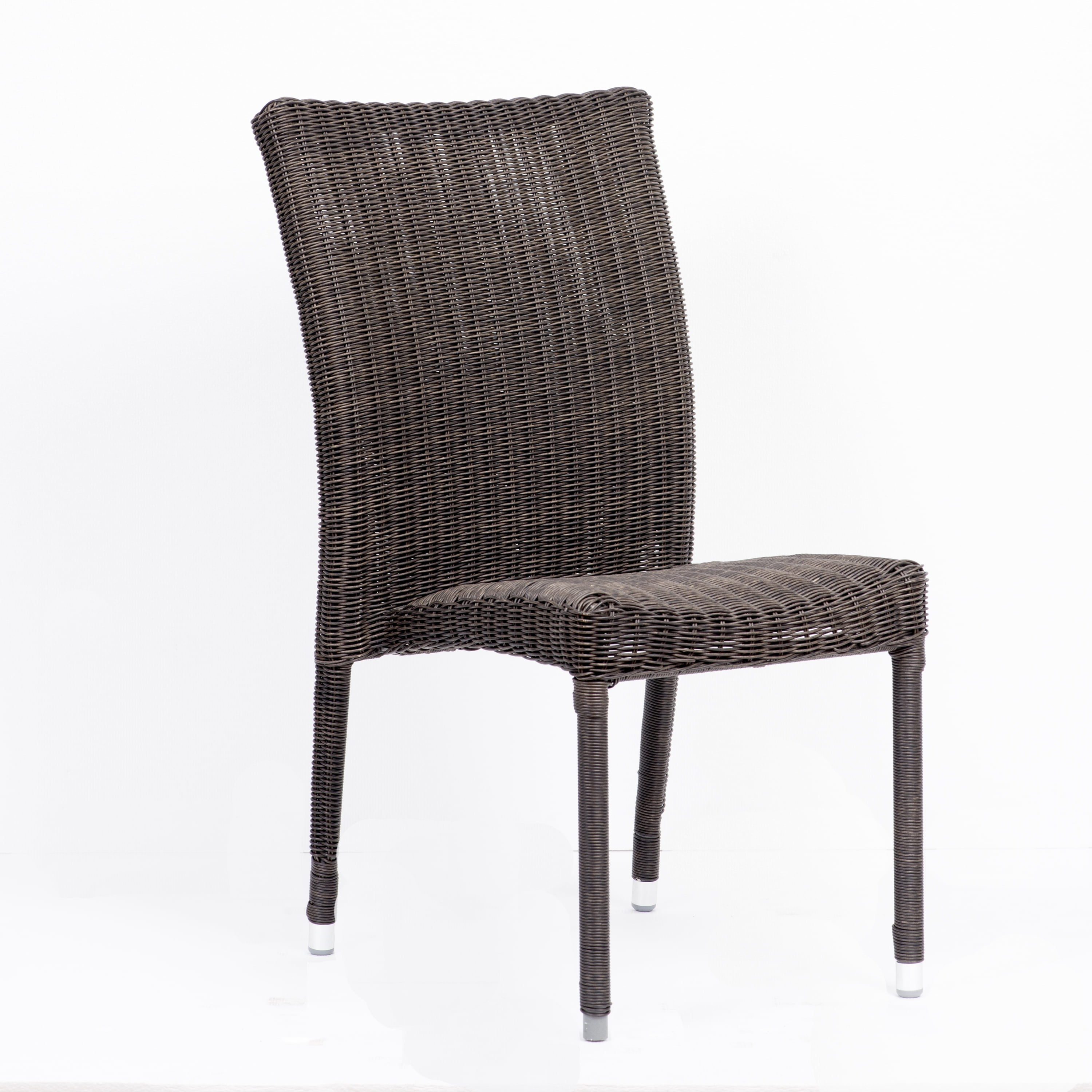 Amazonia Bari 4-Piece Eco-Friendly Wicker Outdoor Patio Sidechair Set