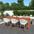 thumbnail image 1 of Amazonia Brighton 7 Pieces Eucalyptus Wood Rectangular Outdoor Dining Set, Ideal for Patio, Seating Capacity: 6, 1 of 10