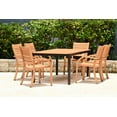 thumbnail image 1 of Amazonia Cholet Teak Finish & Aluminum 7 Pieces Extendable Rectangular Patio Dining Set, 1 of 14