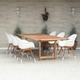 thumbnail image 1 of Amazonia Girona Solid Wood 7 Pieces Extendable Rectangular Patio Dining Set, 1 of 12