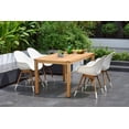 thumbnail image 1 of Amazonia Laboque Teak Finish 5 Pieces Rectangular Patio Dining Set, 1 of 11