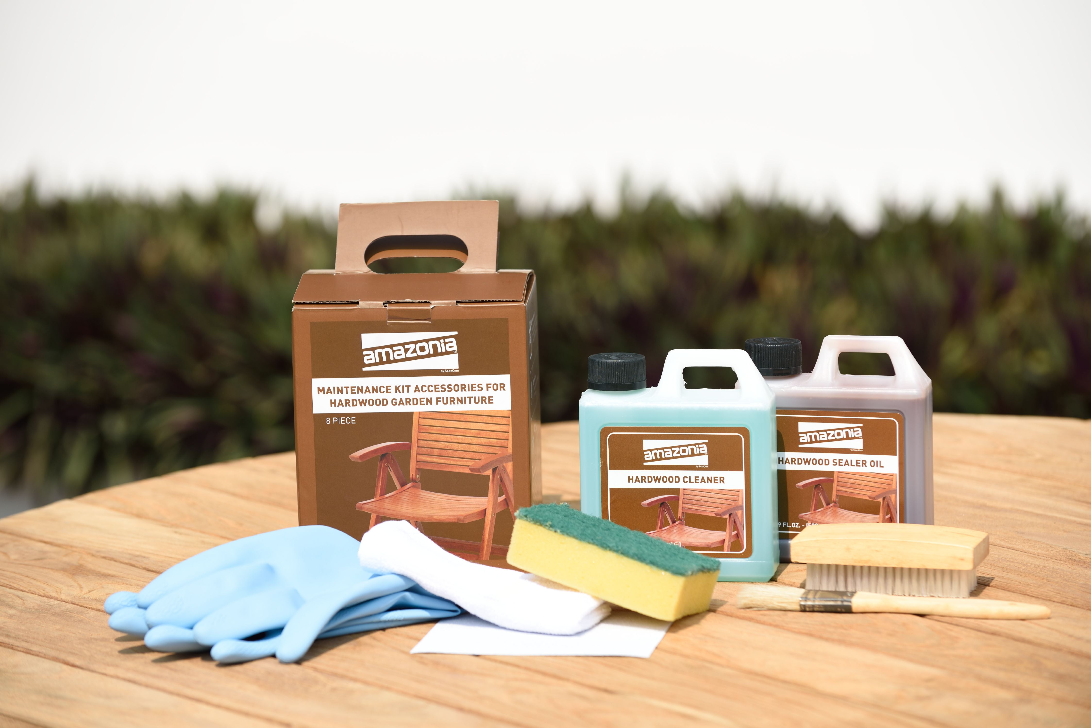 outdoor wood chair cleaning tools kit