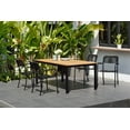 thumbnail image 1 of Amazonia Nantes Teak Finish & Aluminum 5 Pieces Extendable Rectangular Patio Dining Set, 1 of 13