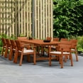 thumbnail image 1 of Amazonia Nelly 11-Piece Solid Wood 100% FSC Extendable Patio Dining Set, Seating Capacity: 10, 1 of 9