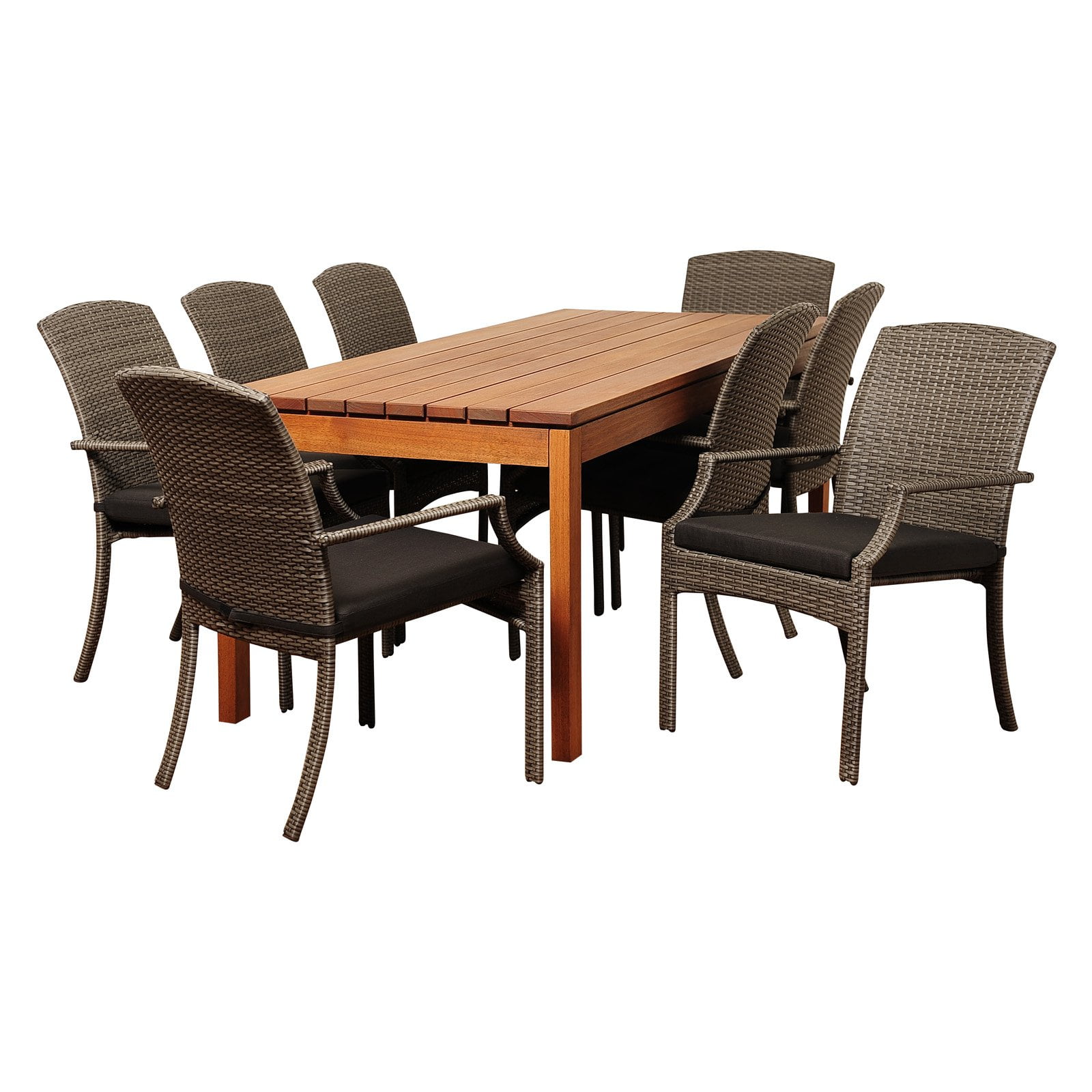 Amazonia Stanford Eucalyptus 9 Piece Patio Dining Set