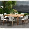 thumbnail image 1 of Amazonia Swanton 9-Piece 100% FSC Teak Wood Square Patio Dining Set, 1 of 10