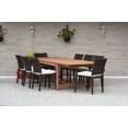 thumbnail image 1 of Amazonia Weingan Teak Finish 9 Pieces Extendable Patio Dining Set, 1 of 11