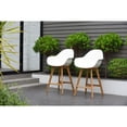 thumbnail image 1 of Amazonia Wood 2 Piece Barstool Set, in a Light Teak Finish, 1 of 1