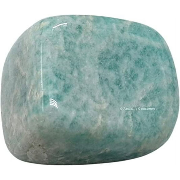Amazonite Crystal Tumbled Stones Polished Rocks (1 OZ)