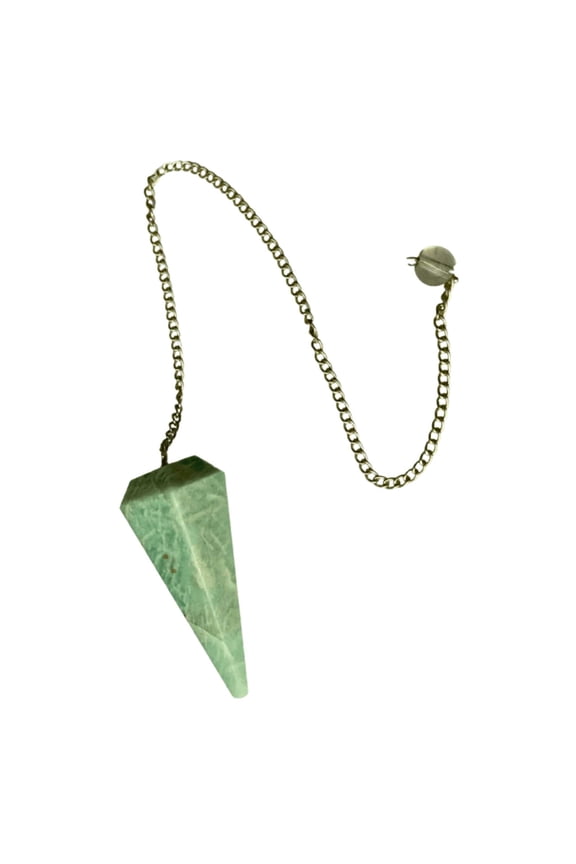 Amazonite Faceted Pendulum
