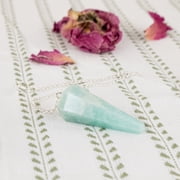 Down to Earth Amazonite Faceted Pendulum