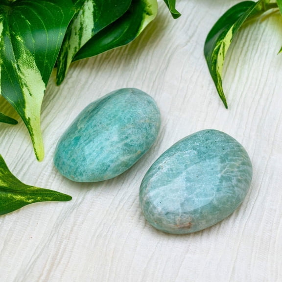 Amazonite Palm Stone