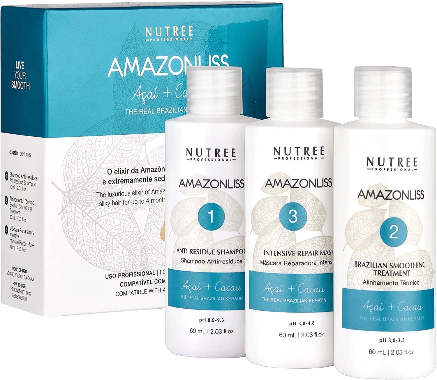 Amazonliss Keratin Hair Treatment Set 2.03 fl.oz - Shampoo