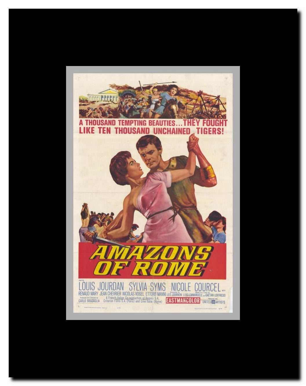 Amazons of Rome Framed Movie Poster