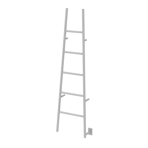 Amba ASP Jeeves Heated 75" Towel Warmer Rack Ladder with 5 Bars, Polished Finish