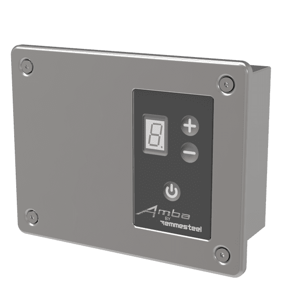 Amba Atw-Dhcr Remote Towel Warmer Digital Led Heat Controller Interface - Polished