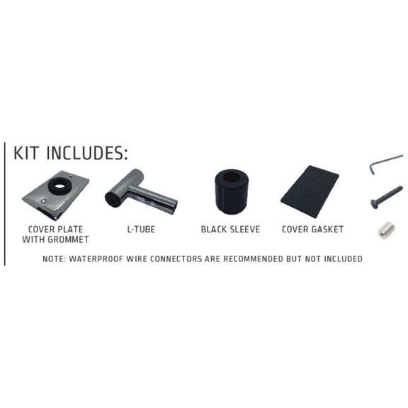 Amba AJ-WRK-P Wet-Rated Upgrade Kit For Jeeves Towel Warmers - Polished