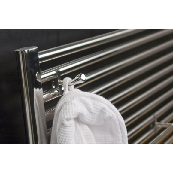 Amba AS-BHB Sirio Bathrobe Hanger in Brushed