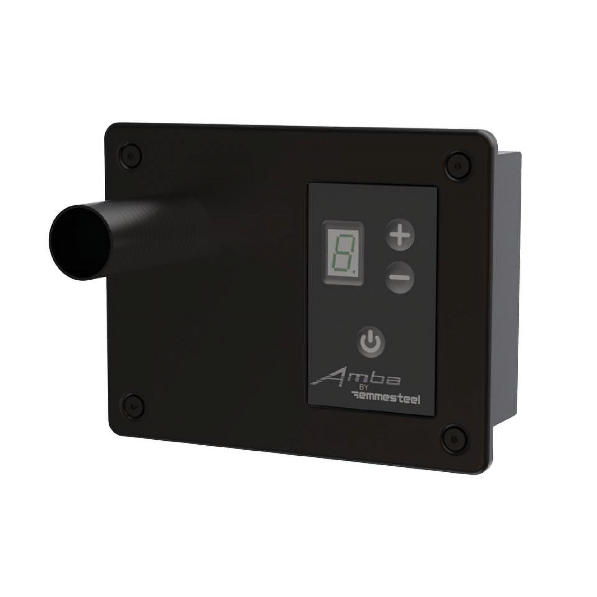Matte Black Programmable Digital Heat Controller