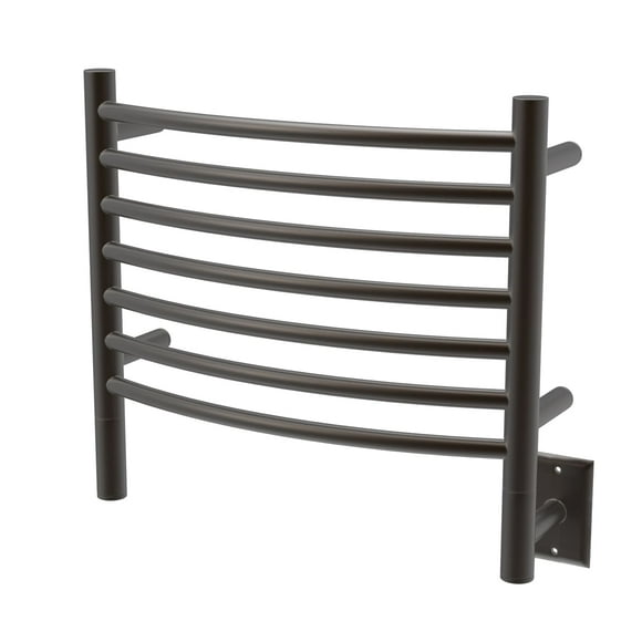 Amba Jeeves HCO Model H Curved 7-Bar Hardwired Towel Warmer - Bronze