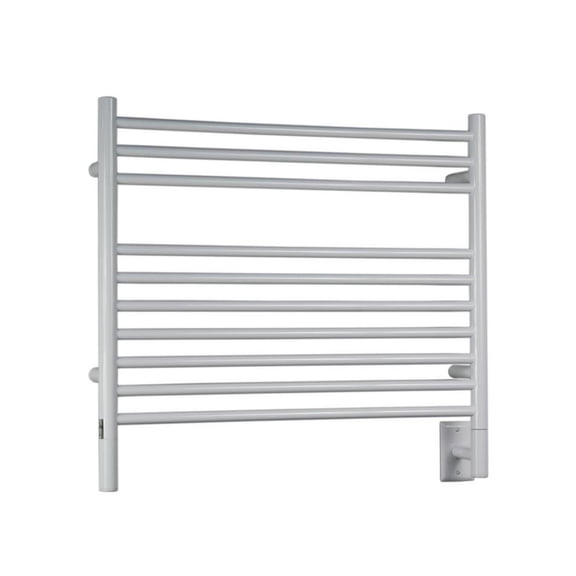 Amba Jeeves KSW Towel Warmer with 10 Straight Bars in White