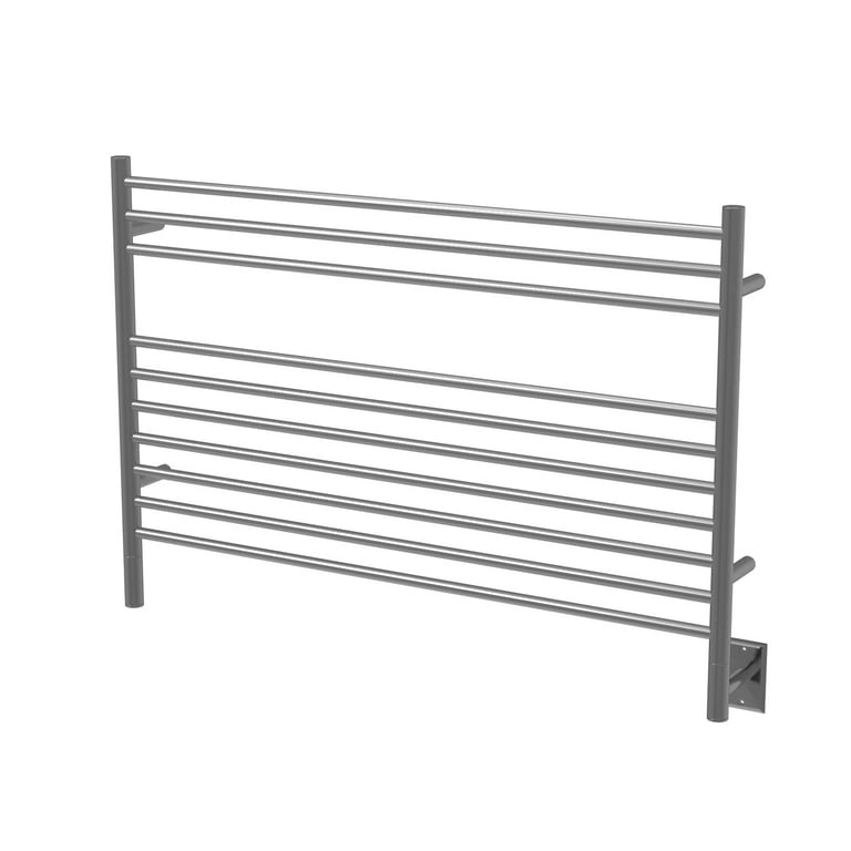 Amba Jeeves LSB Towel Warmer with 10 Straight Bars Brushed Finish Walmart