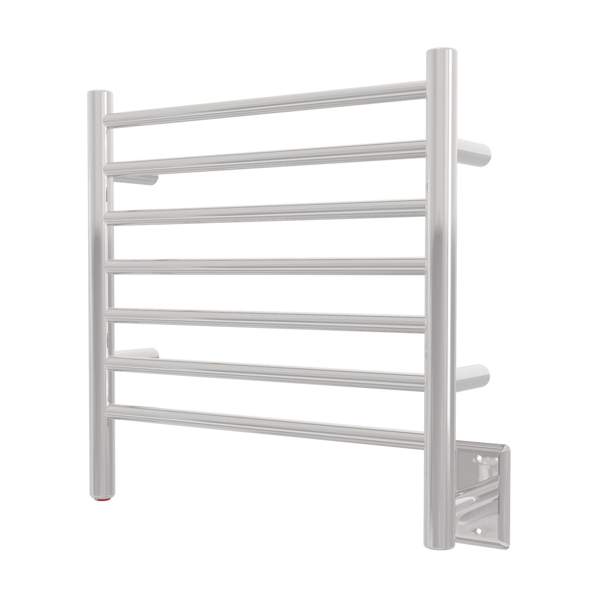 Polished Stainless Steel Wall Mounted 7-Bar Towel Warmer