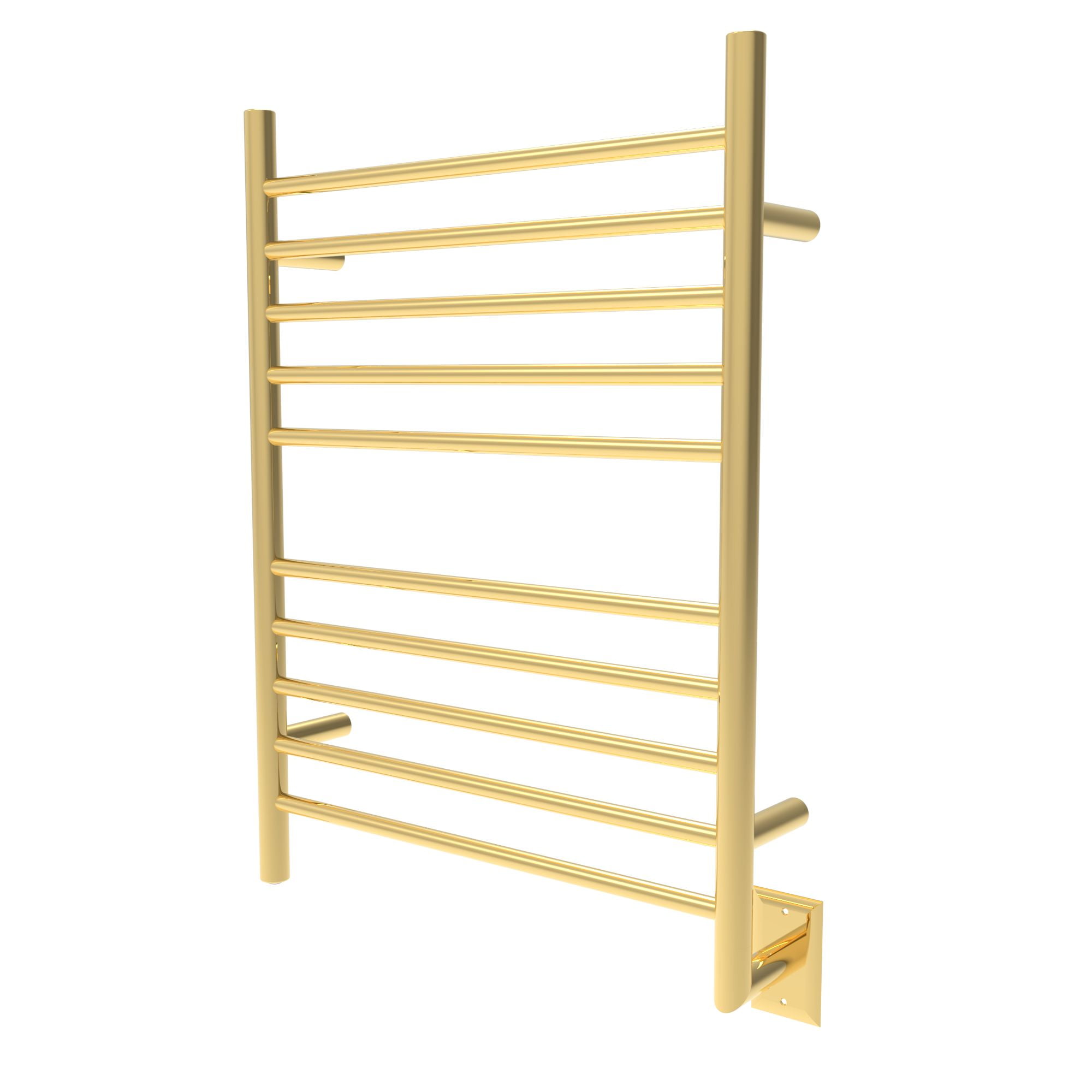 Polished Gold Stainless Steel Wall Mounted Towel Warmer