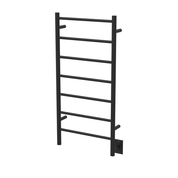 Amba Products FSMB Jeeves F Straight Towel Warmer, Matte Black