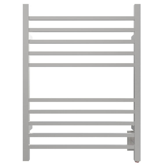 Amba RSWH-B Radiant 10 Bar Hardwired Square Heated Double Towel Warmer, Brushed