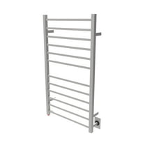 Amba RSWHL-B Radiant 12 Bar Large Hardwired Square Heated Towel Warmer, Brushed