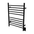 thumbnail image 1 of Amba RWH-SMB Radiant Straight 10 Bar Plug In Bathroom Towel Warmer, Matte Black, 1 of 4