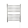 thumbnail image 1 of Amba Products 31.5" Stainless Steel Plug in Curved Polished 10 Bar Towel Warmer, 1 of 4