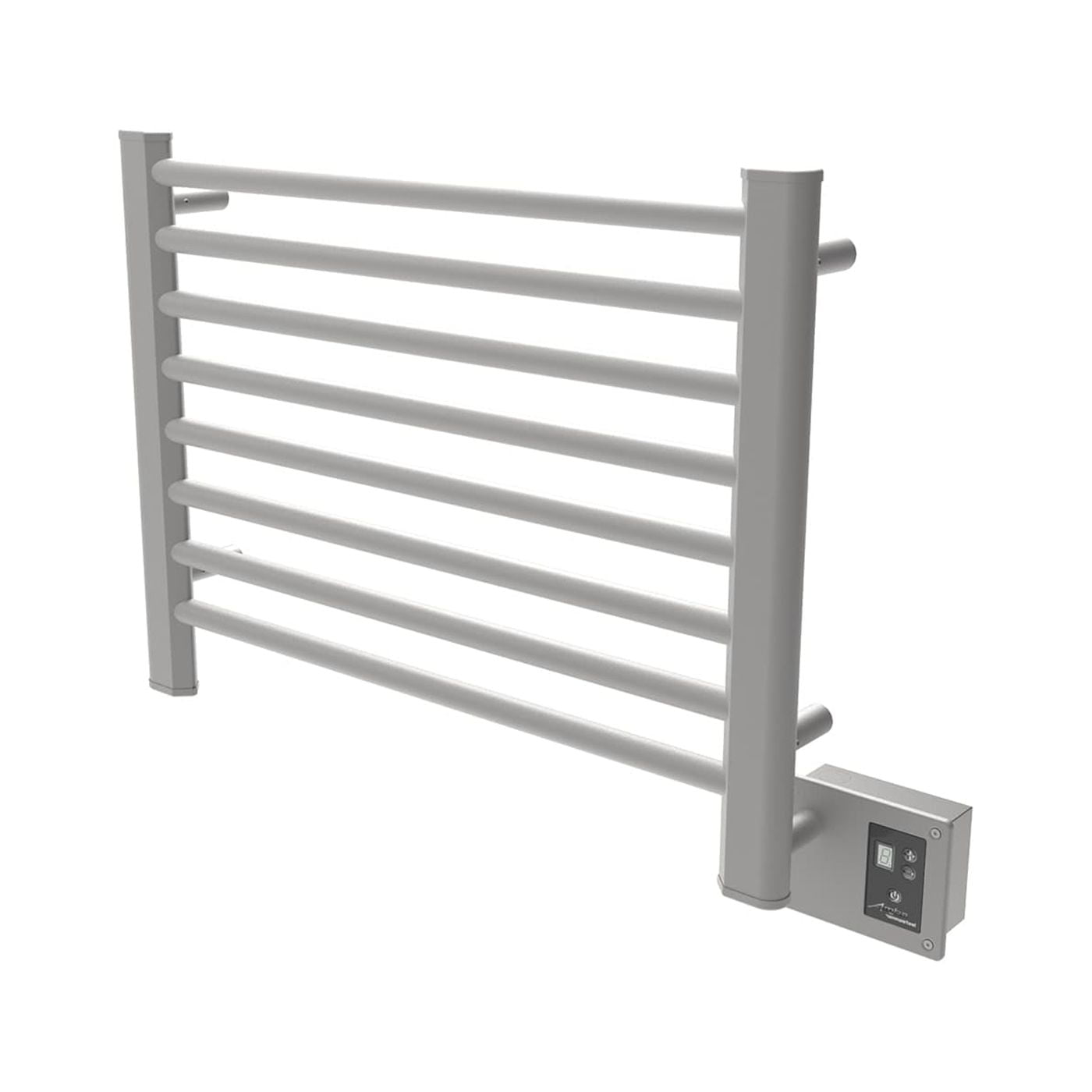 Polished Nickel Modern Wall-Mount Electric Towel Warmer