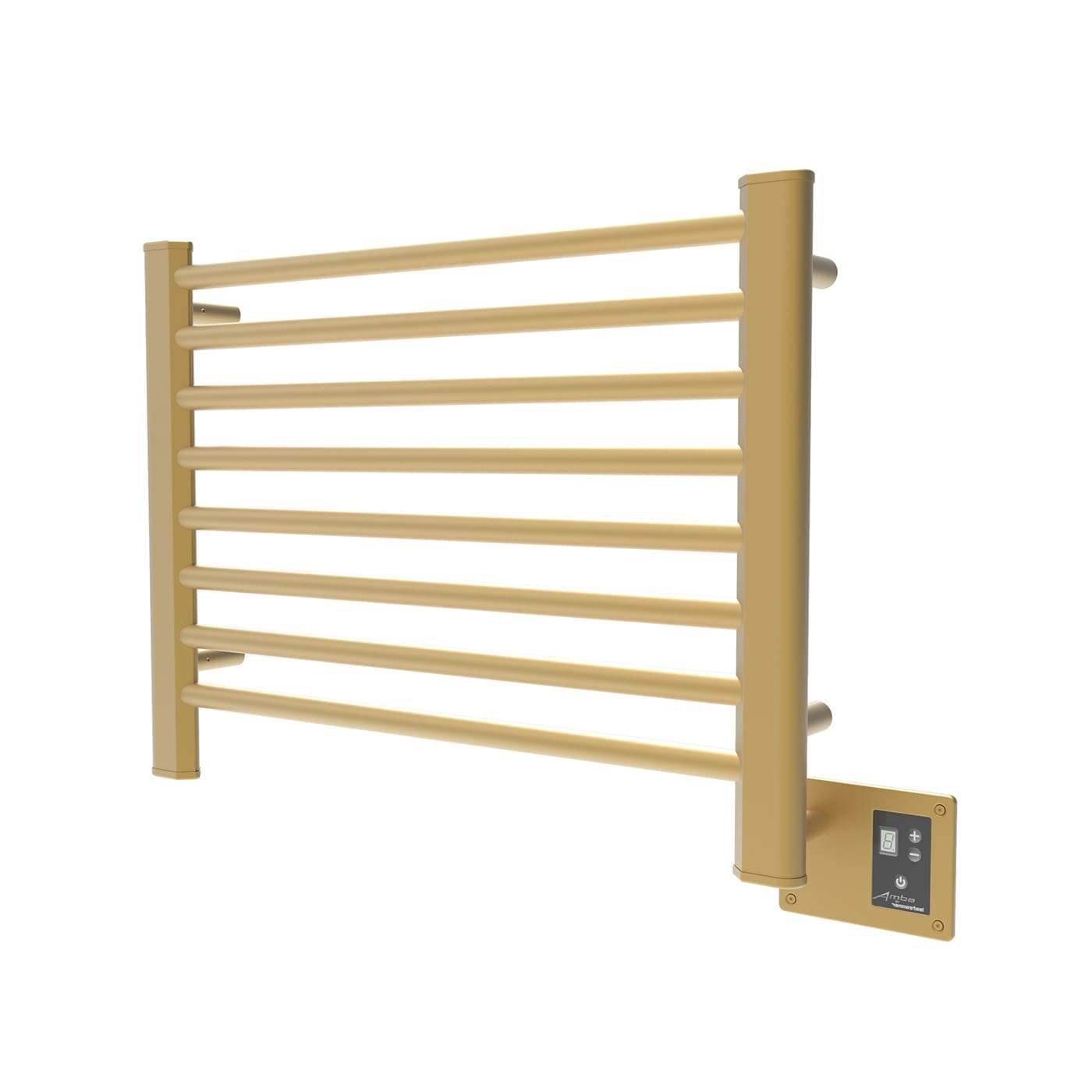 Amba Sirio S-2921 Towel Warmer and Radiator in Satin Brass Finish ...