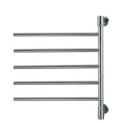 Amba Products 25.25" Stainless Steel Jack Model D005 Brushed 5 Bars Plug In Towel Warmer